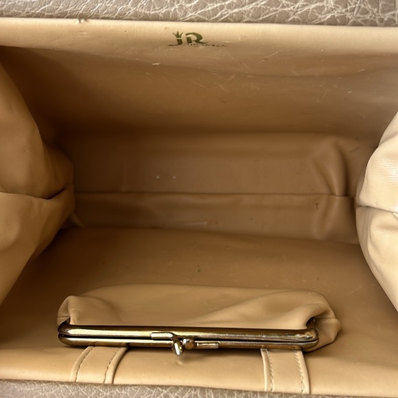 60s Large Tapestry Top Handle Purse - Picture 9 of 14